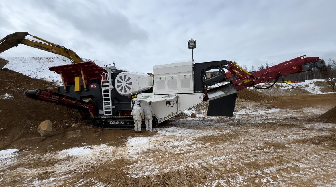 В «Полюс Алдан» запустили новую дробильную установку