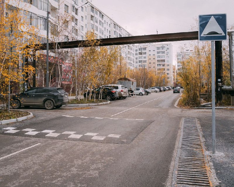 В Якутске повышают безопасность дорожного движения в рамках дорожного ремонта