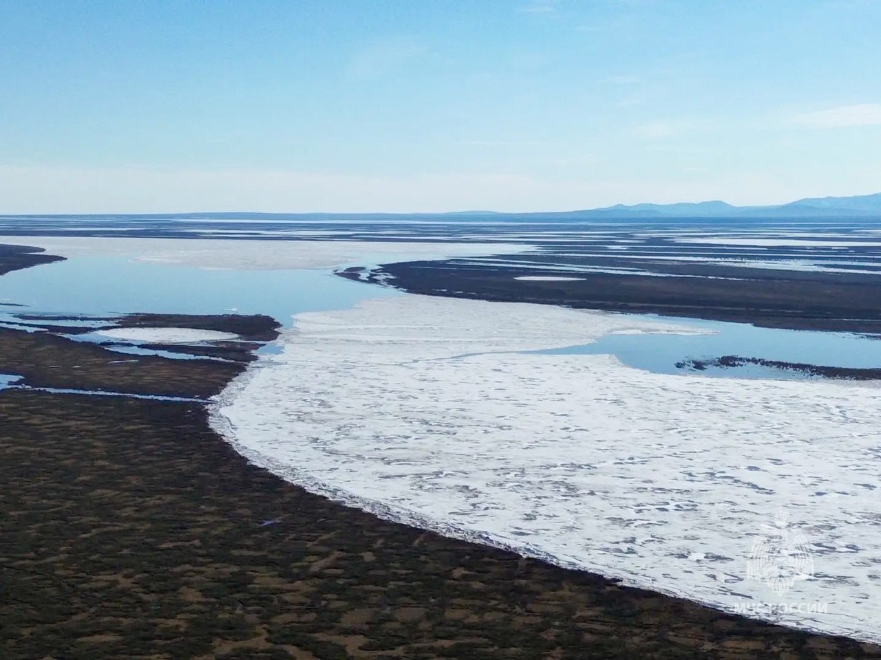 Эжанцы, Эльдикан и Охотский Перевоз освободились от воды
