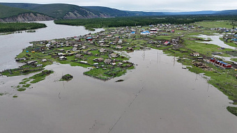 К утру понедельника рост воды на реках Дулгалах и Сартан приостановился